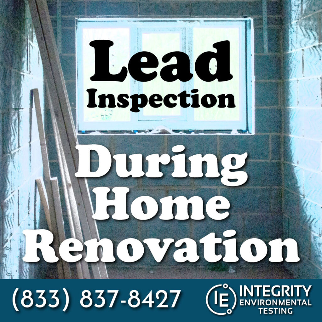 Lead inspection during home renovations